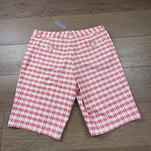 Peter Millar Women's Bermuda Golf Shorts, Wicking,Plaid, Sz 10 NWT Performance - Picture 12 of 13
